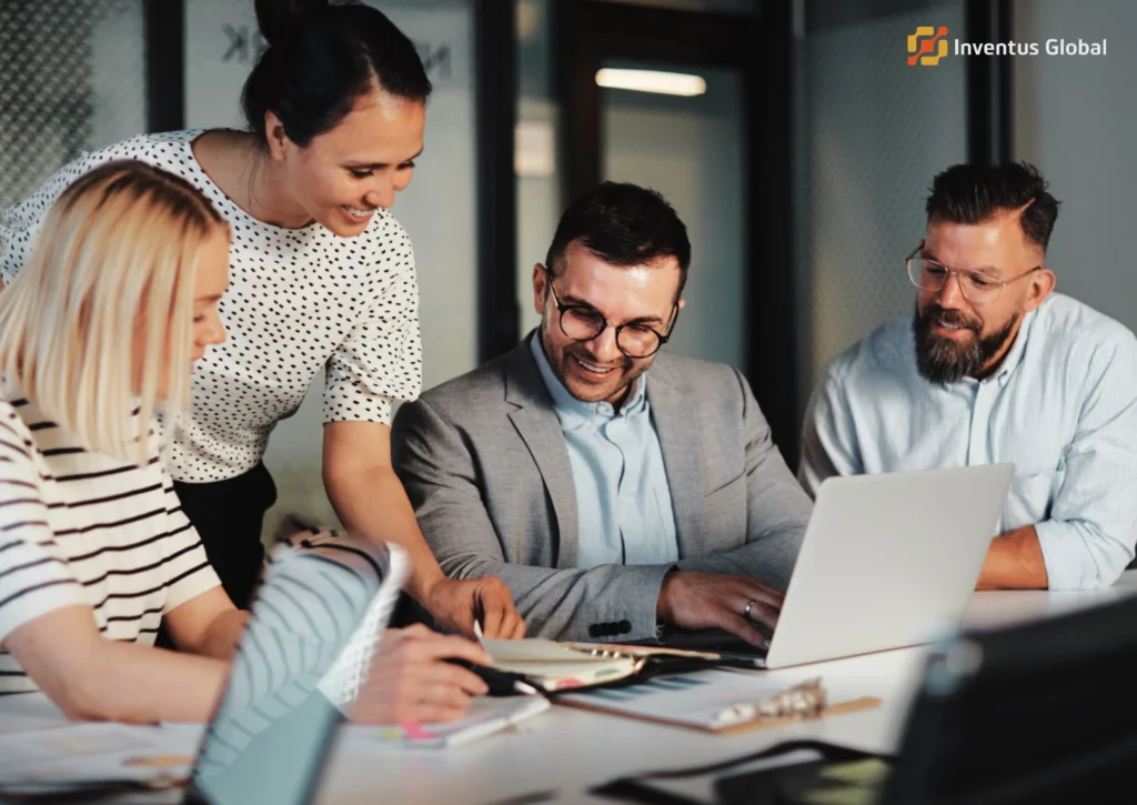 Teamwork in business marketing