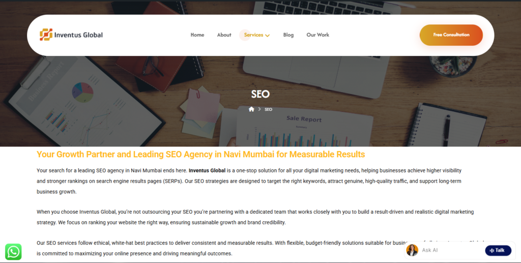 Top 8 Best SEO Companies in Navi Mumbai in 2026 2 Top 8 Best SEO Companies in Navi Mumbai in 2026 - Inventus Global